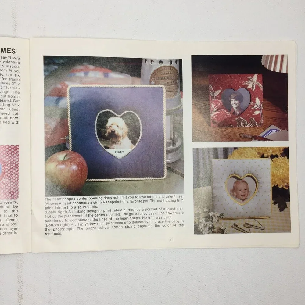 Fabric Frames Craft Book 1980 Designer Series Book GP-455 Quilt Sewing Pattern